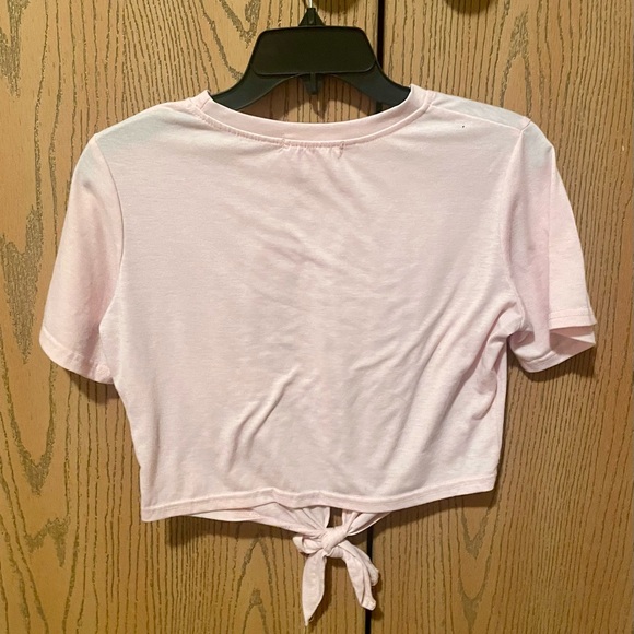 ROMWE Pink Short Sleeve Top Size Girls 6 - Picture 6 of 6